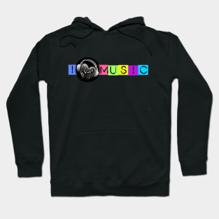 I Love music Hoodie